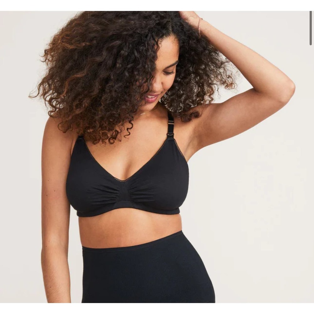 Hatch Black Seamless Nursing Bra